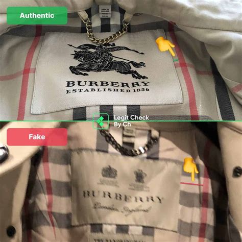 spot fake burberry jacket|how to spot a burberry.